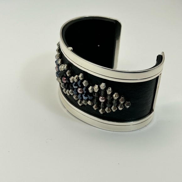 Brighton Cristo New Delhi-Patel Wide Cuff Bracelet Set D25528 Silver Plated - Picture 8 of 15